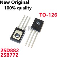 20/PCS New 2SD882 2SB772 TO-126 NPN medium power triode/transistor In Stock