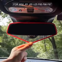 For Mini Cooper S E J01 J05 Aceman F65 F66 F67 U25 Countryman Car Central Control Rearview Mirror Silicone Protective Cover Trim