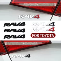 NEW ABS Car Body Trunk Emblem Sticker Rav4 LOGO For Toyota RAV4 SUV Badge Auto Rear Letter Decal Exterior Accessories
