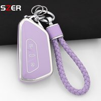 New TPU Car Remote Key Case Cover For VW Volkseagen Golf 8 MK8 ID.3 ID.4 Cupra Skoda Octavia A8 SEAT Leon MK4 Formentor Tarraco