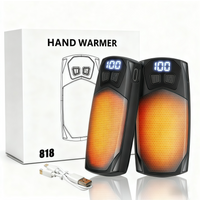 2 Blocks 3000mAh Portable Hand Warmer with Digital Display Fast Heating Warmth for Winter Outdoor Hiking Skiing Working