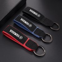 Leather Motorcycle Remote Key Chain Keychain Holder For Yamaha R1 R3 R25 Mt-09 Mt07 Fazer Fz6 Xj6 R15 Auto Keyring Accessories