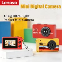Lenovo Portable S4 Mini Thumb Camera Take Photos Video Recorder Keychain Camera Compact Create Vlogs Digital Camera for Travel