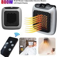Indoor Electric Heater 800W Wall Mount Portable Fast Heating Warmer PTC Ceramic Digital Heaters For Bedroom Bathroom Living Room