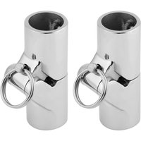 Marine Stainless Steel Folding Swivel Coupling Tube Pipe Connector Boat Hardware Fitting Boat Pipe Connector