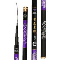 Portable Stiff Fishing Rod 3.6m 4.5m 5.4m 6.3m 7.2m Carbon Telescopic Stream Rod Suitable for Lakes