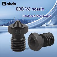 E3D Nozzle 0.2/0.4/0.6/0.8mm Hardened Steel nozzles for Titan Extruder Prusa i3 MK3 MK3S(+) E3D V6 Nozzle 3D Printer Accessories
