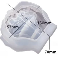 Two-hand Model Hand Storage Resin Candlestick Mold Concrete Silicone Mold Ceramic Clay DIY Crafts DIY Flower Pot Mold