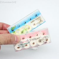 【SSummer10】1 Set Toilet Tissue Decoration 1/12 Dollhouse Miniature Paper Towel Roll Model Dolls House Bathroom Accessories【SS】