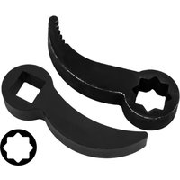 1/2" 3/8" Angle Type Half Axle Disassembly Tool,Drive Pry bar Adapter used for Open-end Wrenches,Disassembling Axles Repair Tool