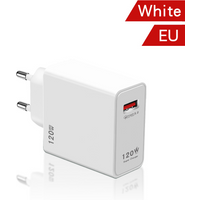 120W Gan USB Super Fast Chargering Type C EU/US/UK Plug Power Adapter For iPhone iPad Huawei Samsung Realme Oppo Xiaomi New