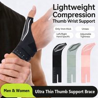 Support de pouce de poignet Ultra fin, attelle de pouce Spica, stabilisateur de pouce déclencheur pour hommes et femmes, tendinite, entorse, arthrite, 1 pièces