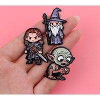 Movie Figure Enamel Pins Vintage Brooches Badge Lapel Pin For Backpack Clothes Accessories Fashion Jewelry Birthday Gifts