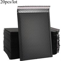 20 PCS/Lot Black Foam Envelope Bags Self Seal Mailers Padded Shipping Envelopes With Bubble Mailing Bag Shipping Packages Bag