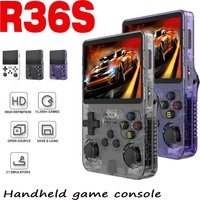 R36S new retro game console 3.5-inch Linux open-source system portable handheld game console with 128GB large memory