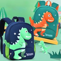 New Kindergarten School Bags for Boys 3D Dinosaur Backpacks Kids Waterproof Neoprene Light Cute Mini Children Book Bag Girl