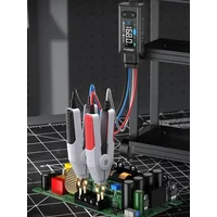 FNIRSI LCR-ST2 Smart Tweezer LCR SMD Tester Resistance Capacitance Inductance Diode Tools 100kHz High-Precision Sweep Function