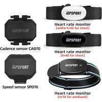 IGPSPORT CAD70 SPD70 Speed Sensor Dual Mode Support Bike Cadence HR40 HR70 Heart Rate Monitor For Garmin BSC100S BSC200 BSC300