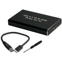 MSATA To USB 3.0 SSD Enclosure External Hard Drive Disk Box For 30X50mm 30X30mm MSATA SSD