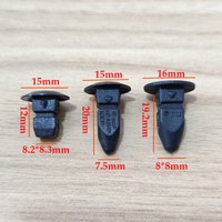 50Pcs Bumper Fender Apron Screw Grommet Nut Clip A20925 For Audi A4 For V W Golf Passat Three sizes Clips N908-214/N90833801