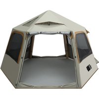 Inflatable Tent Speed Open Hexagonal A New Portable Folding Rainproof Product For Outdoor Overnight Camping Family Tent
