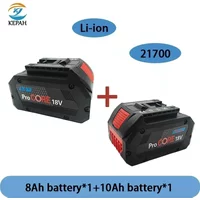 8Ah 10Ah Battery, For Bosch 18V Cordless Tools BAT609 BAT618 GBA18V 21700 High Power 10C Power Cell