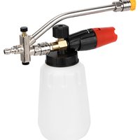 Pressure Washer Dual-Connector Wand Tool 1/4" Quick Connect Switch Double Tip Attachment For Foam Cannon And Spray Nozzle