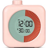 Digital Productivity Timer Visual Count Up/Down Function Alarm Clock Snooze Setting Sound Reminder Kids Time for Learning