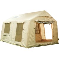 Inflatable Glamping Tent 7.5㎡ (81 sq ft) Portable Waterproof Oxford Cloth Large Camping House Outdoor Air Tent Resort Shelter