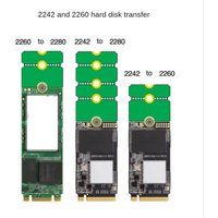 NGFF NVME M.2 Extended Bracket 2230 To 2242/2260/2280, 2242 To 2280, 2260 To 2280 Transfer Adapter Expansion Rack Board Z
