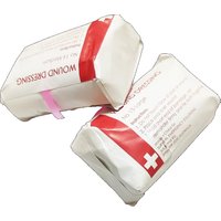 1Pc Sterile Gauze Wound Dressing 20x15cm Attached Bandage 2.5m Absorbent Pad Single Use 2-Year Shelf Life for Major Injury