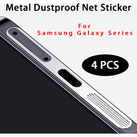 4PCS Metal Dustproof Net Sticker For Samsung S26 Ultra S25+ S24 S23 S22 Easy Install Speaker Hole Anti-dust Mesh Protect Cap