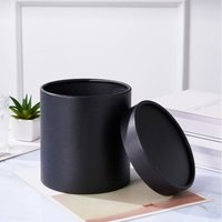 New Round Flower Gift Box Big Solid Color Gift Packaging Paper Box Flower Arrangement Bucket Bouquet Storage