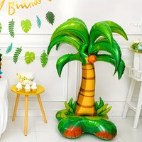 1pc Large Assembly Palm Tree Balloon 3D Standing Balloon Birthday Party Decoration Balloon Inflatable Palm Tree Balloon Hawaii R