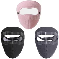 AliExpress NONE Winter Warm Face Mask with Goggles Anti Dust Cycling Bicycle Ski Mask for Men Women Cold Weather Outdoor Sportmask