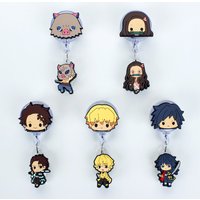 Cute Cartoon Funny For ID Card Holder Scalable Toggle Clip Employee Card Doctor Nurse Chest Card Student Bus Card Holder