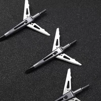 2 Inch Expandable Broadhead Mechanical Foldable Double Edge Blade Opens on Impact 6.5g Lightweight for Precision Archery Hunting