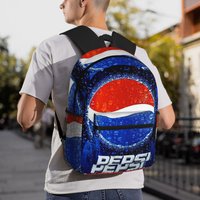 Thinking Bout You Pepsi Max Backpack Daypack Large Capacity Boys Girls BookBag School Bag Shoulder Bags for Men Women