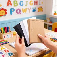 12/24/48 sheets 15x10cm Blank Kraft Paper Hand Paint Card Double Sided Word Card Student DIY Graffiti Paper Message Notes Card