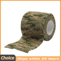 Outdoor Camera Flashlight Disguise Wrap Tape Camouflage Self-Adhesive Elastic Bandage Outdoor Hunting Accessories