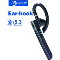 KEBIDUMEI Ear-hook Bluetooth 5.3 Headphone Open ear Wireless Headset Sports Business Earphone HIFI Stereo Waterproof Earbud