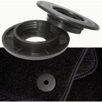 4 Sets Car Floor Mat Anti Slip Buckle Universal Foot Mat Fixing Buckle Rotating Anti Slip Button Circular Carpet Fixing Clip