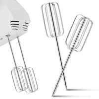 2pcs Stainless Steel Hand Mixer Beater rods, Hand Mixer Beaters For Mixer Parts Replacement, Hand Mixer Electric Attachment