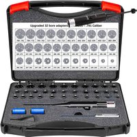 Laser Boresigher Kit 32Adapters .177 .22 to 12GA Tactical Laser Collimator Boresighter