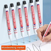 5Pcs 20mm Multi-Purpose Deep Hole Long Nib Head Marker For Metal Perforating Pen Waterproof Bathroom Woodworking Tools Supplies