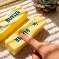 Creativity Antistress Butter Stick Fidget Toys Squishy Elastic Cheese Funny Squeeze Prank Adult Kid Gift Office Anxiety Relief
