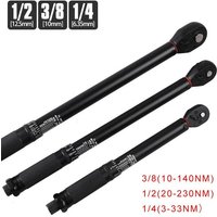 AliExpress NONE 3-230Nm Torque Wrench Round Tube High Precision Adjustable 1/2'' 3/8'' 1/4'' Torque Wrench Car Bike Automotive Hand Tools