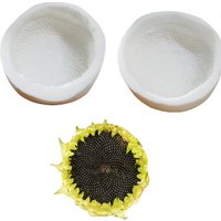 1PCS Sunflower with Seeds Petal Flower Silicone Veiners Molde Silicona Leaf Cake Decorating Tool Fondant Sugar молды силиконовые
