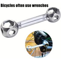 1PC Bicycle Mountain Bike Repair Tools External Hexagon Head Wrench Repair Tool 6-15mm Heavy Duty Reinforced Metal Spanner