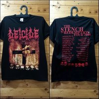 Punk Tops Gothic Vintage Cotton T-shirt Rock Death Metal Print Short Sleeve Casual Loose Round Neck Streetwear Unisex